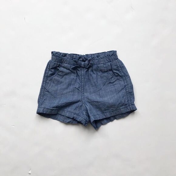 Old Navy chambray elastic waist  shorts VGUC 18-24 - Picture 1 of 4